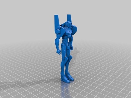 eva 00 anime mecha robótica 3d print model - Mito3D