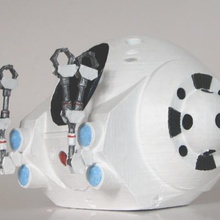 eva gousse de 2001 l'odyssée l'espace art film vaisseau spatial la science-fiction 3d print model - Mito3D