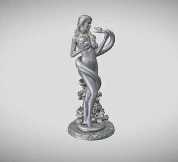 eva Statue 3d Modell 3dprint Figur Bronze alt Zahl Skulptur Kunst Skulpturen 3d print model - Mito3D