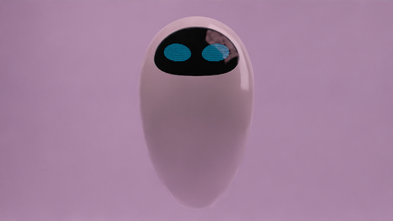 eva wall-e walle eggs disney pixar movie character rigs mickey mouse goofy donald minnie daisy space sci-fi 3d print model - Mito3D