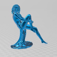eve woman posing art decoration painting love human body ve installation board sweetheart 3d print model - Mito3D