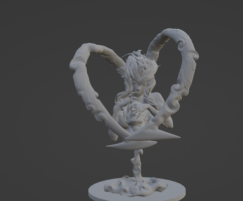 evelynn lig of efsaneler oyun ligi lol evelynnleagueoflegends şekil isyan oyunları heykelcik 3d print model - Mito3D