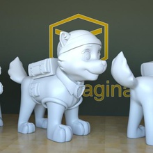 everest pawpatrol jeu dessin animé 3dmodel jouet les enfants chiens snowdog 3dprint 3d print model - Mito3D