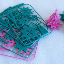árbol de hoja perenne navidad ornamento la tarjeta remix casa decoración xmas weihnachtsbaum weihnachten baum 3d print model - Mito3D