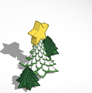 Evergreens Landschaft Spielzeuge 3d print model - Mito3D