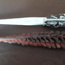 evil dagger dead art kandarian weapon zombies 3d print model - Mito3D