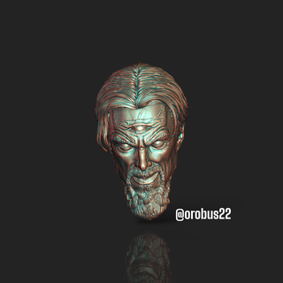 dr estranho olho jogos cabeça esculpida figura ação orobus maravilha legendas orobus22 3d print model - Mito3D