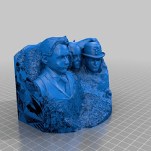 böse Gotham mt Rushmore Stadt montieren 3d print model - Mito3D