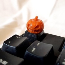 le mal de citrouille keycap cherry mx jeu clavier d'horreur thriller pumkin halloween 3d print model - Mito3D