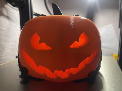 evil pumpkin halloween scary 3d print model - Mito3D