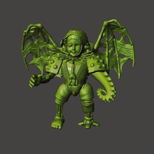 evil slaanesh creepy doll art arkhamhorror figure horror sculptures 3d print model - Mito3D