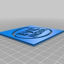 böse Schablone Intel 3d print model - Mito3D