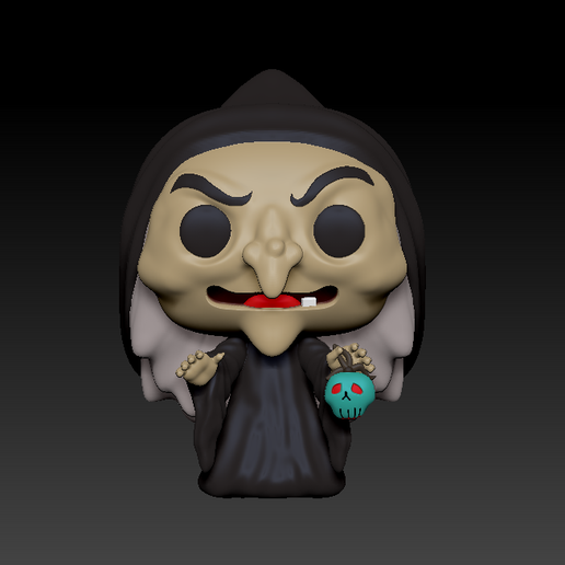evil witch whitesnow snow white wicked 3D print model - Mito3D