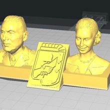 vermeiden Schreibtisch Büsten Kunst Peron Argentinien pj 3d print model - Mito3D