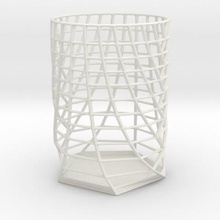 evo portalápices ii casa lápiz 3d print model - Mito3D