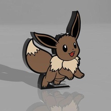 Evoli Pokémon luminária 3d print model - Mito3D