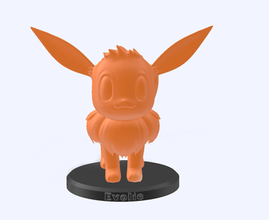 evolie pokemon 3d print model - Mito3D