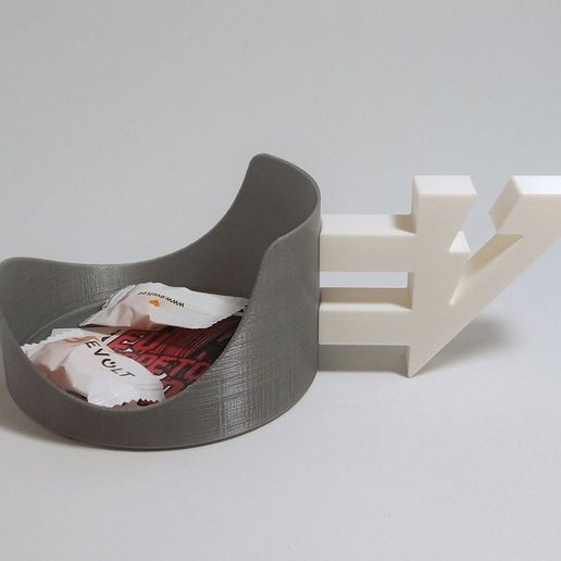 evolucionar caramelo plato 3d logo 3D print model - Mito3D