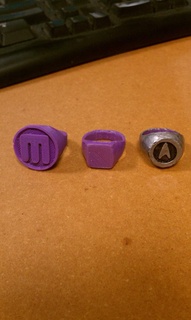 evolución hombres anillo 3d joyería joya makerbot diverso categorizar 3d print model - Mito3D