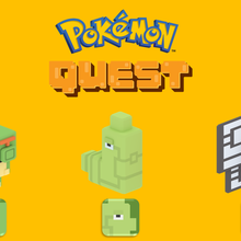 evoluções manteiga Pokémon busca 8 bits PokemonQuest lagarta 3d print model - Mito3D