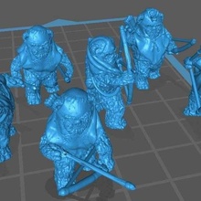 ewok arqueiros Estrela guerras legião escala arqueiro endor toy_game_accessories 3d print model - Mito3D