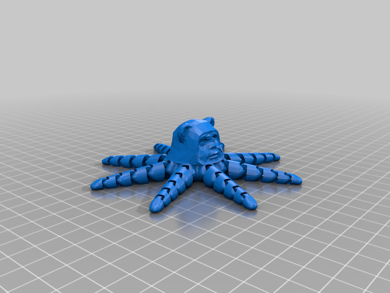 ewoktopus ewok ewoks poulpe étoile guerres catégorisé 3D print model - Mito3D