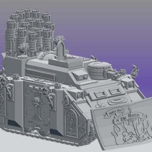 eski rahibe müzikal organ tank oyun oyuncak warhammer 40k adepta sororitas 3d print model - Mito3D
