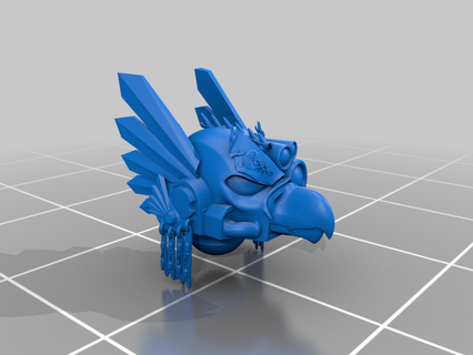 exalted bird boi 40k rubric sorcerer warhammer toy 3d print model - Mito3D