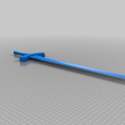 excalibur 3D print model - Mito3D