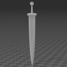 excalibur v1 v2 v3 espada brinquedo açao figura rapaz inferno 1 12 3d print model - Mito3D