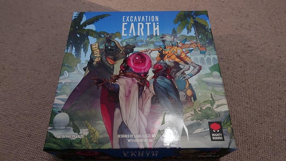 excavation earth + expansions - boardgame insert inserts organizer board game box toy accessories 3d print model - Mito3D
