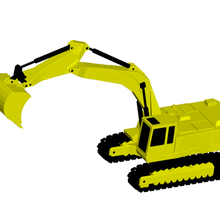 escavatore volvo 3d print model - Mito3D