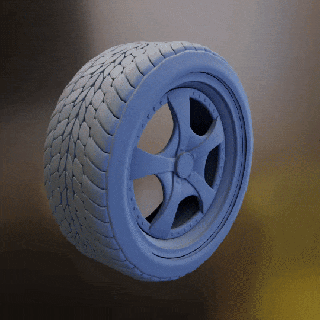 excelero sports wheel cars wheels toy rubber tire magwheel metal round skid race automobile 3d print model - Mito3D