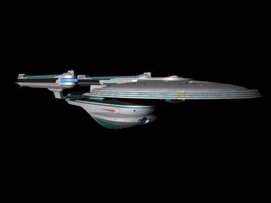 virutas embalaje clase repararse nave estelar juego star trek empresa b modelo espacio sci fi astronave juguete 3d print model - Mito3D