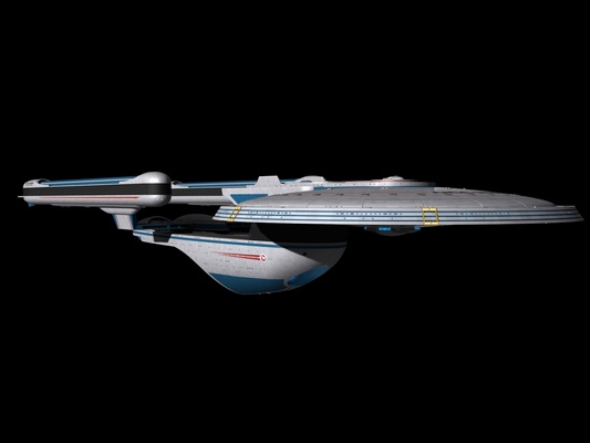 virutas embalaje clase nave estelar juego star trek modelo espacio sci fi astronave empresa juguete 3d print model - Mito3D