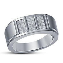 exclusiva de jóias design 3d mens anel cad modelo stl do casamento Modelo noivado 3d print model - Mito3D