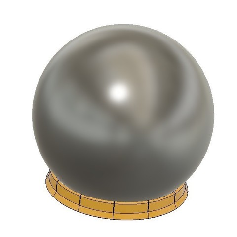 palla di esercizio sfera stand art matematica arte 3D print model - Mito3D