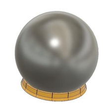 palla di esercizio sfera stand art matematica arte 3d print model - Mito3D