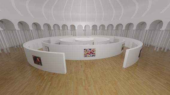 exhibition hall 3d print model - Mito3D