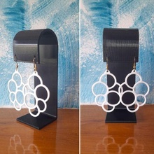 espositore orecchini Schermo in sospeso orecchino gioiello gioielleria 3d print model - Mito3D