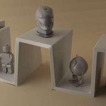 exhibitor funkos 3d print model - Mito3D