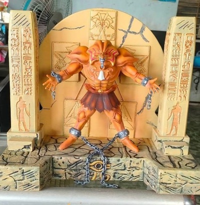 exodia 3d print model yu gi oh anime cartas diorama 3d print model - Mito3D