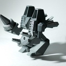el exoesqueleto de cristal la cosechadora listo ir varios figura miniatura en robot scv starcraft juguete juego video wargame 3d print model - Mito3D