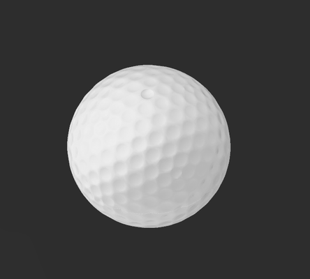 exploding golf ball gag gift golfball prank funny sports game 3d print model - Mito3D