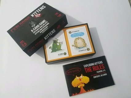 exploding kittens insert sleeved cards unsleeved games game 3d print model - Mito3D