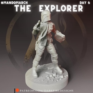 explorer star wars mandalorian crusaders mandos 3d print model - Mito3D