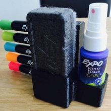 expo marcadores de borracha cleaner spray titular ferramenta 3d print model - Mito3D