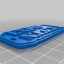 fahişe Güzel takı özelleştirilmiş anahtarlık 3d print model - Mito3D
