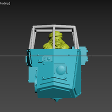 exposto frango andador jogos espaço guerra 3d print model - Mito3D