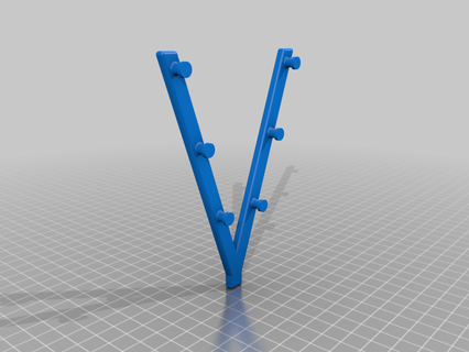 expositor llaveros keychain display colgador hanger llavero accessories 3d print model - Mito3D
